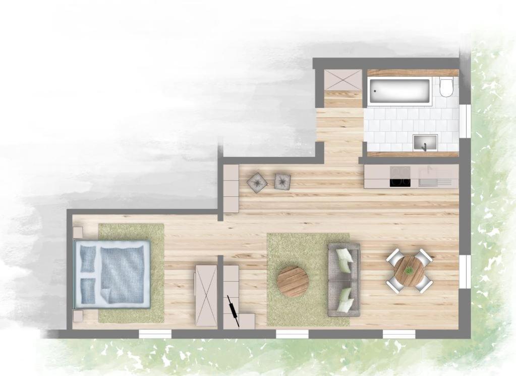 Gutshof Schirgiswalde Apartment Екстериор снимка